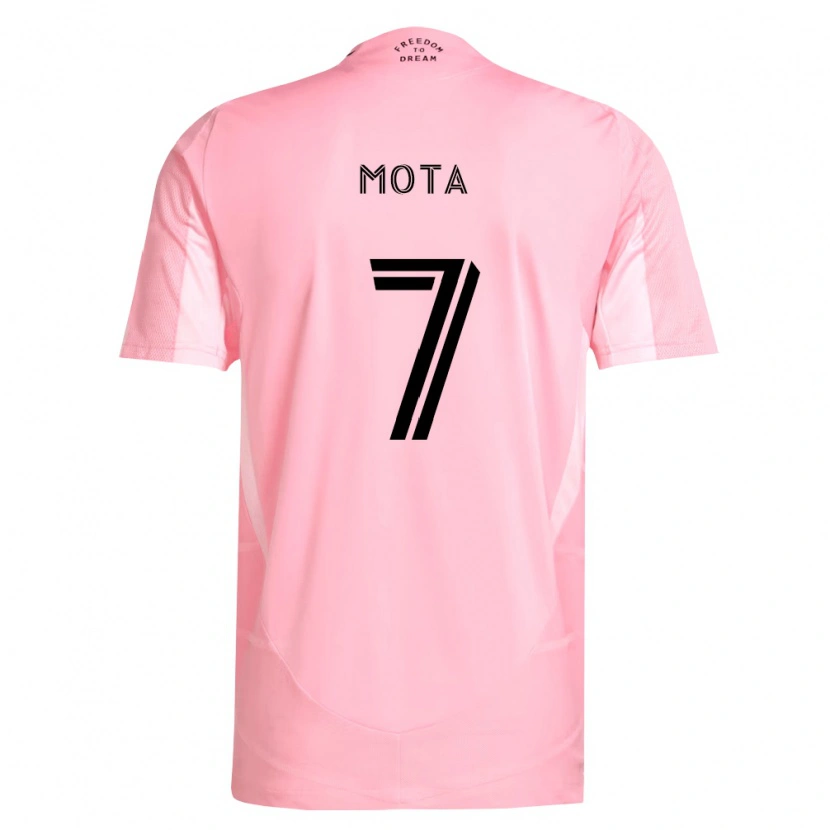 Danxen Heren Jean Mota #7 Roze Zwart Thuisshirt Thuistenue 2026/27 T-Shirt België