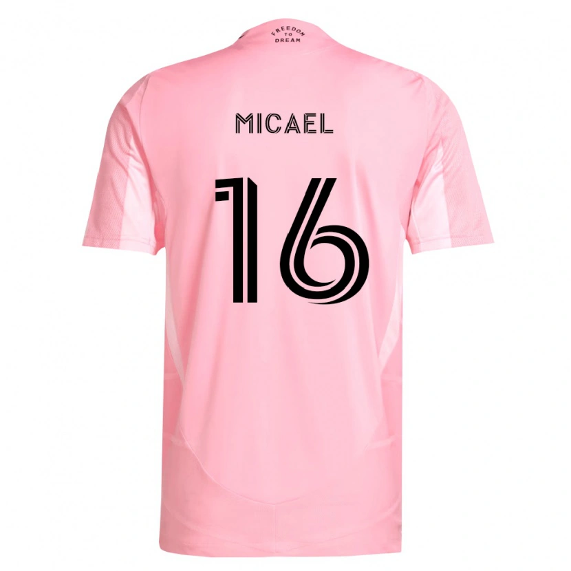 Danxen Heren Micael Dos Santos Silva #16 Roze Zwart Thuisshirt Thuistenue 2026/27 T-Shirt België