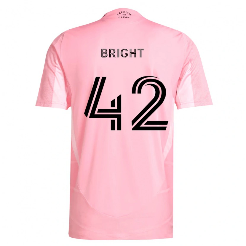 Danxen Heren Yannick Bright #42 Roze Zwart Thuisshirt Thuistenue 2026/27 T-Shirt België