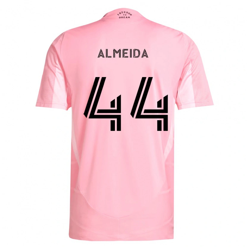 Danxen Heren Nicholas Almeida #44 Roze Zwart Thuisshirt Thuistenue 2026/27 T-Shirt België