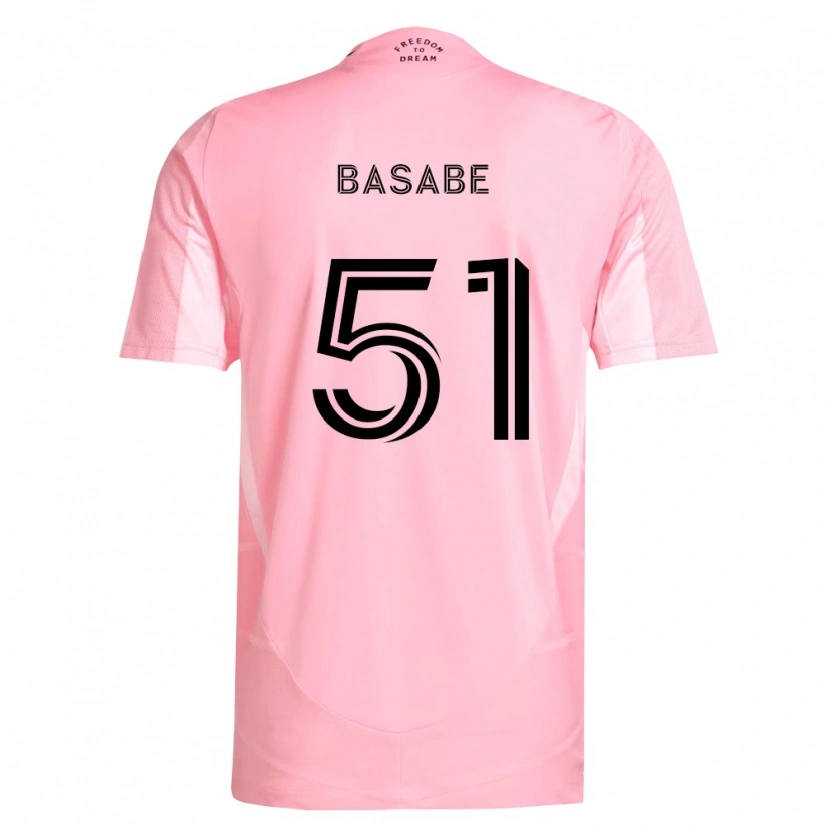 Danxen Heren Samuel Basabe #51 Roze Zwart Thuisshirt Thuistenue 2026/27 T-Shirt België
