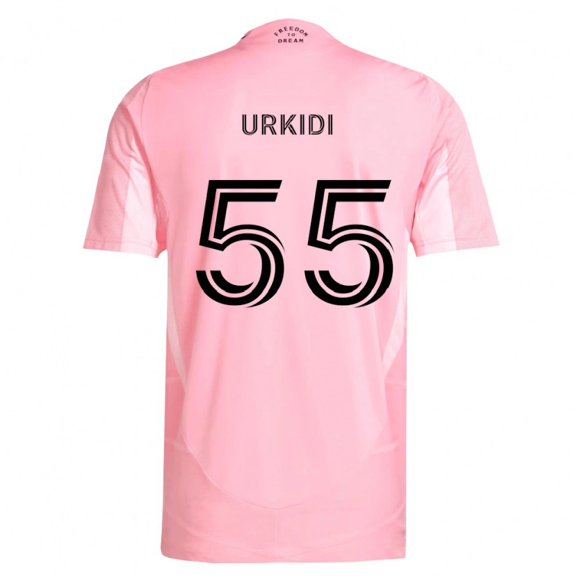 Danxen Heren Ian Urkidi #55 Roze Zwart Thuisshirt Thuistenue 2026/27 T-Shirt België