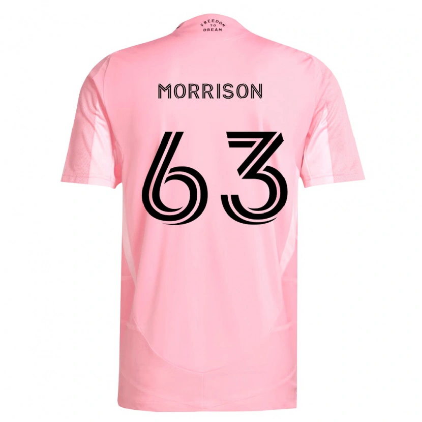 Danxen Heren Sloan Morrison #63 Roze Zwart Thuisshirt Thuistenue 2026/27 T-Shirt België