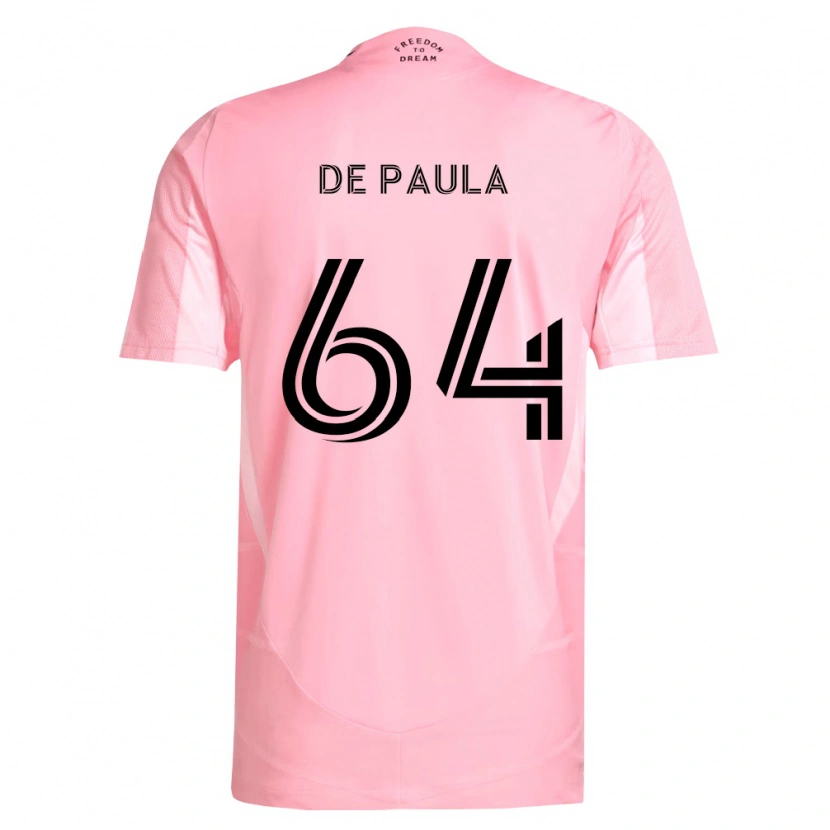 Danxen Heren Matteo De Paula #64 Roze Zwart Thuisshirt Thuistenue 2026/27 T-Shirt België