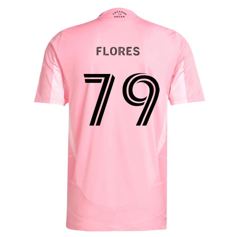 Danxen Heren Alejandro Flores #79 Roze Zwart Thuisshirt Thuistenue 2026/27 T-Shirt België