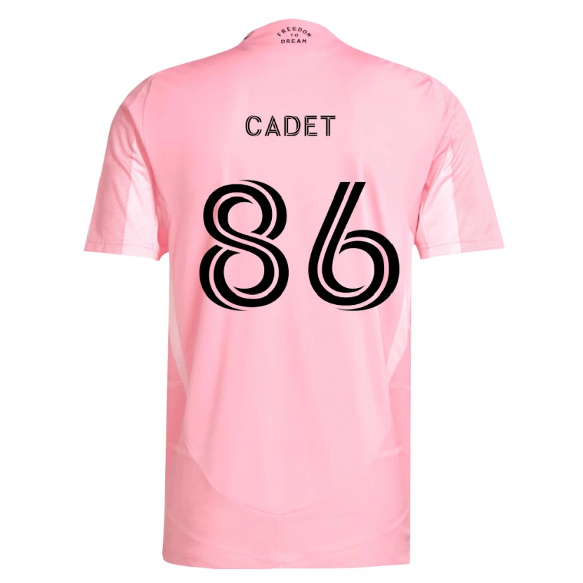 Danxen Heren Zidane Cadet #86 Roze Zwart Thuisshirt Thuistenue 2026/27 T-Shirt België