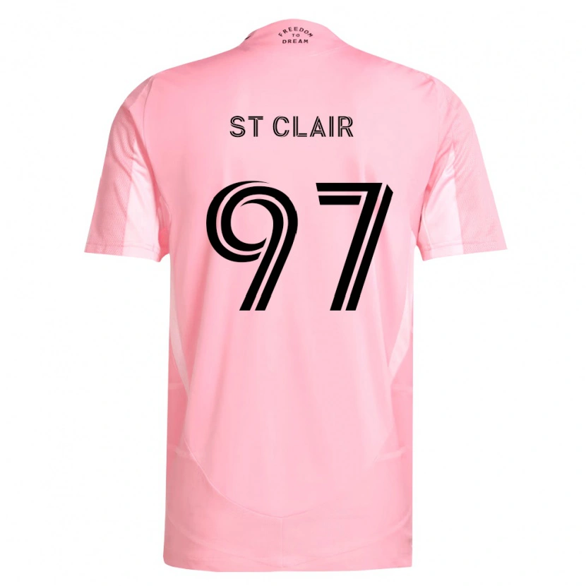 Danxen Heren Dayne St. Clair #97 Roze Zwart Thuisshirt Thuistenue 2026/27 T-Shirt België