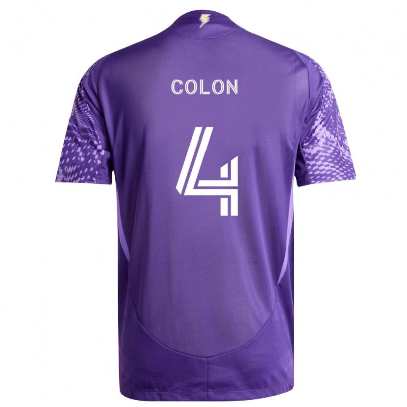 Danxen Heren Xzavier Colon #4 Paars Wit Thuisshirt Thuistenue 2026/27 T-Shirt België