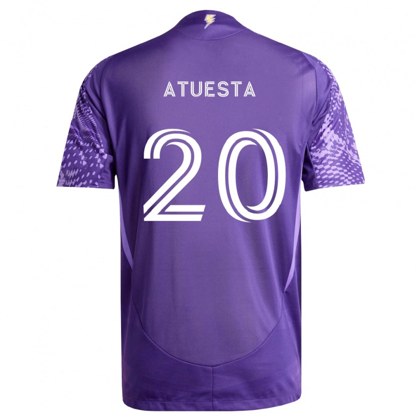 Danxen Heren Eduard Atuesta #20 Paars Wit Thuisshirt Thuistenue 2026/27 T-Shirt België