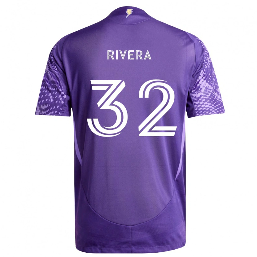 Danxen Heren Wilfredo Rivera #32 Paars Wit Thuisshirt Thuistenue 2026/27 T-Shirt België