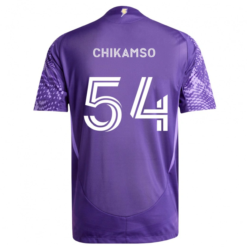 Danxen Heren Albright Chikamso #54 Paars Wit Thuisshirt Thuistenue 2026/27 T-Shirt België