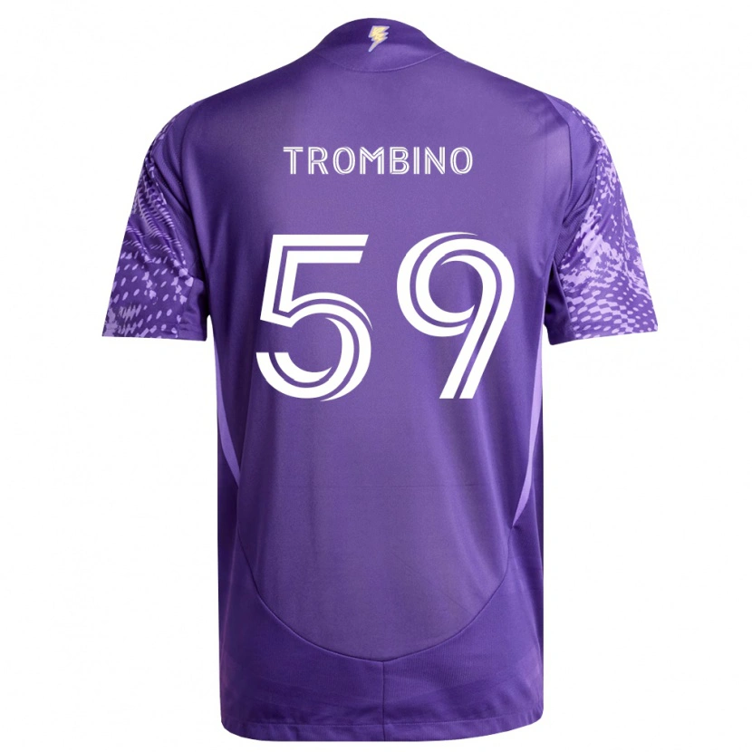 Danxen Heren Caleb Trombino #59 Paars Wit Thuisshirt Thuistenue 2026/27 T-Shirt België