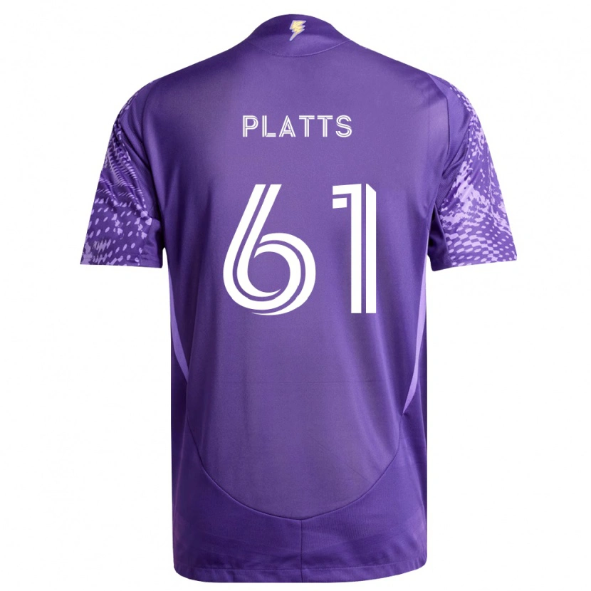 Danxen Heren Jackson Platts #61 Paars Wit Thuisshirt Thuistenue 2026/27 T-Shirt België
