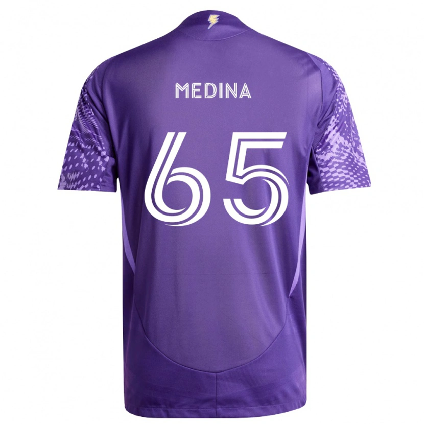 Danxen Heren Cristian Medina #65 Paars Wit Thuisshirt Thuistenue 2026/27 T-Shirt België