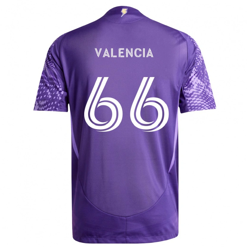Danxen Heren Yeiler Valencia #66 Paars Wit Thuisshirt Thuistenue 2026/27 T-Shirt België