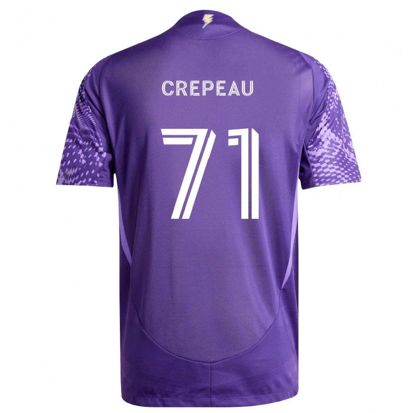 Danxen Heren Maxime Crépeau #71 Paars Wit Thuisshirt Thuistenue 2026/27 T-Shirt België
