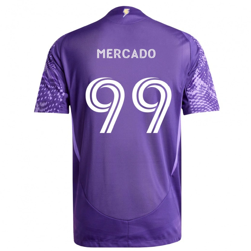 Danxen Heren Carlos Mercado #99 Paars Wit Thuisshirt Thuistenue 2026/27 T-Shirt België