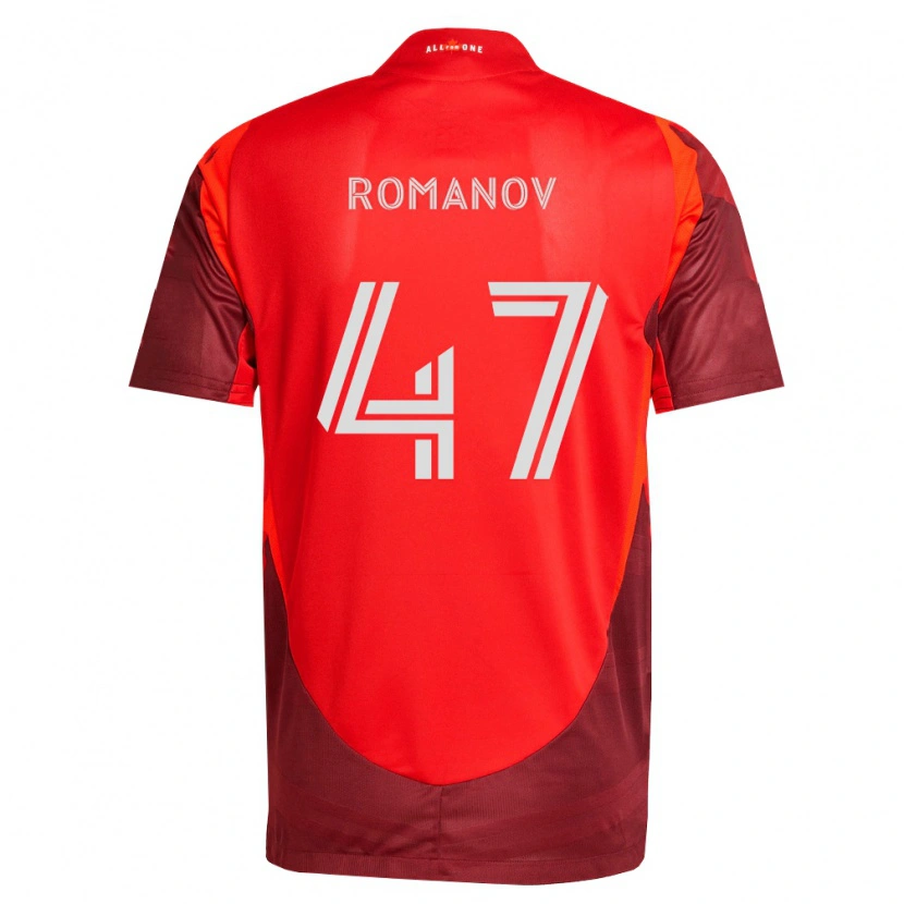 Danxen Heren Alexander Romanov #47 Bordeauxrood Thuisshirt Thuistenue 2026/27 T-Shirt België