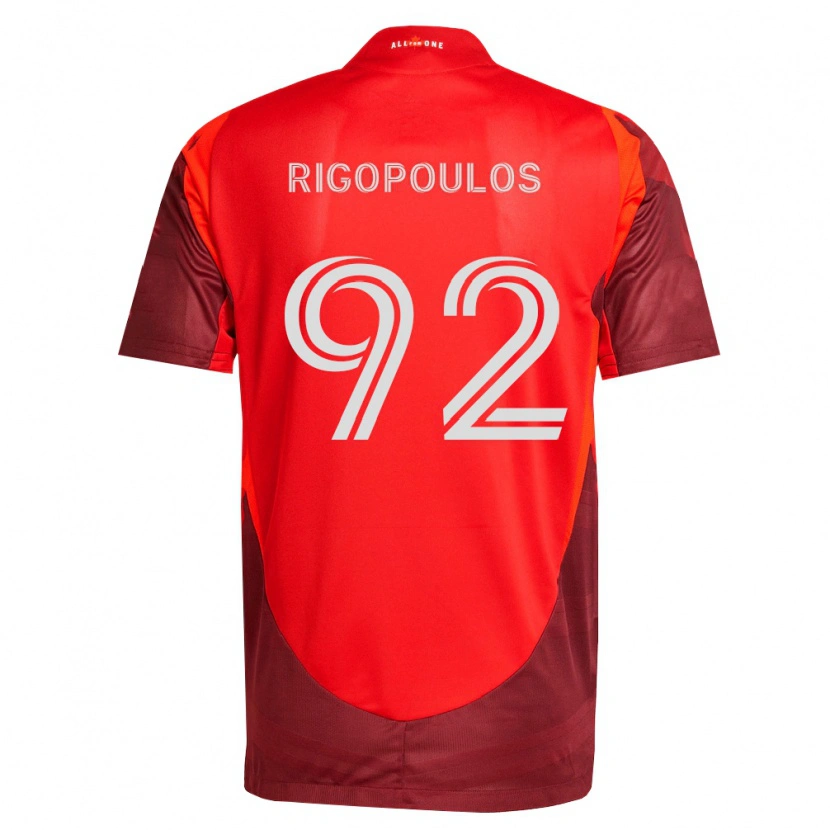 Danxen Heren Theo Rigopoulos #92 Bordeauxrood Thuisshirt Thuistenue 2026/27 T-Shirt België