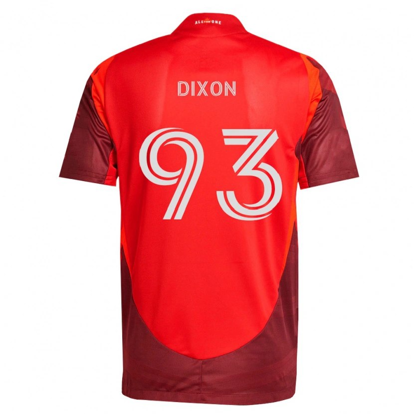Danxen Heren Damar Dixon #93 Bordeauxrood Thuisshirt Thuistenue 2026/27 T-Shirt België