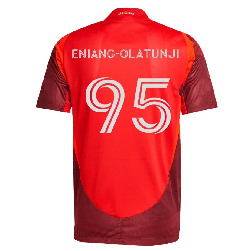 Danxen Heren Daniel Eniang-Olatunji #95 Bordeauxrood Thuisshirt Thuistenue 2026/27 T-Shirt België