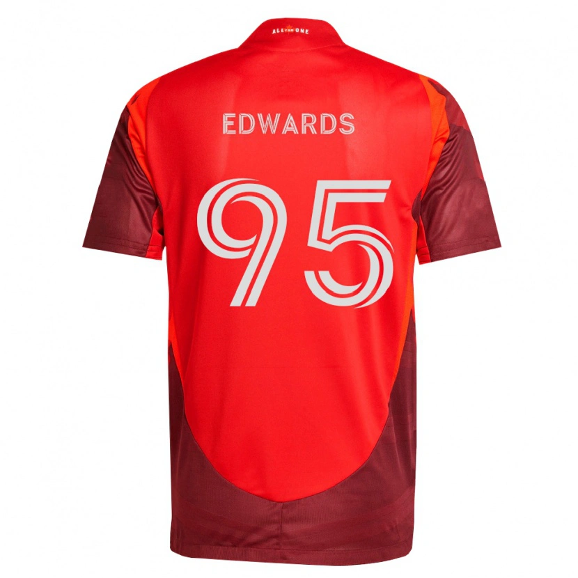 Danxen Heren Nathaniel Edwards #95 Bordeauxrood Thuisshirt Thuistenue 2026/27 T-Shirt België