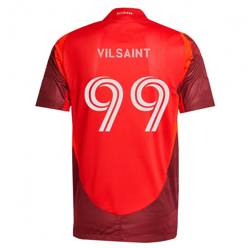 Danxen Heren Jules-Anthony Vilsaint #99 Bordeauxrood Thuisshirt Thuistenue 2026/27 T-Shirt België