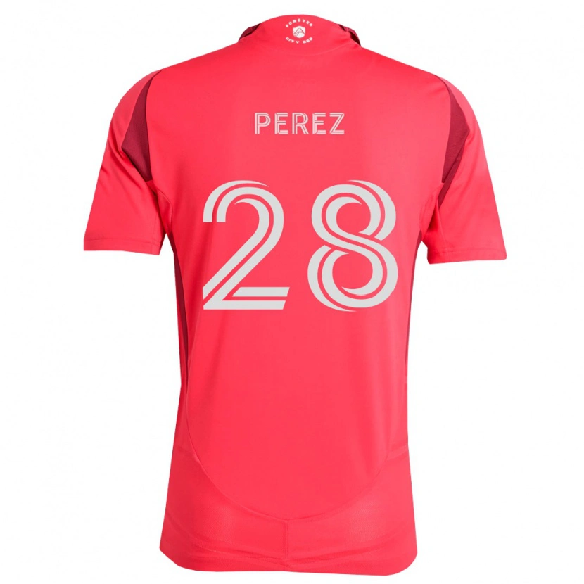 Danxen Heren Miguel Perez #28 Magenta Wit Thuisshirt Thuistenue 2026/27 T-Shirt België
