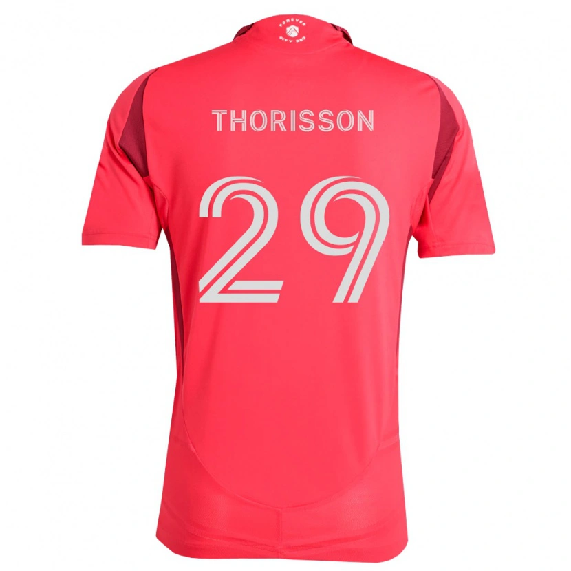 Danxen Heren Nökkvi Thórisson #29 Magenta Wit Thuisshirt Thuistenue 2026/27 T-Shirt België
