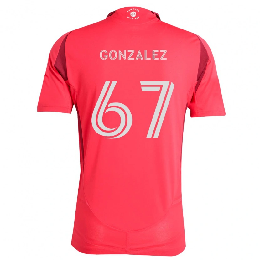 Danxen Heren Cruz Gonzalez #67 Magenta Wit Thuisshirt Thuistenue 2026/27 T-Shirt België
