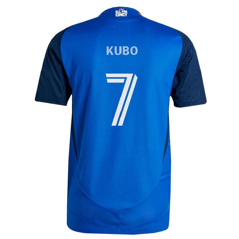 Danxen Heren Yuya Kubo #7 Koninklijk Blauw Oranje Thuisshirt Thuistenue 2026/27 T-Shirt België