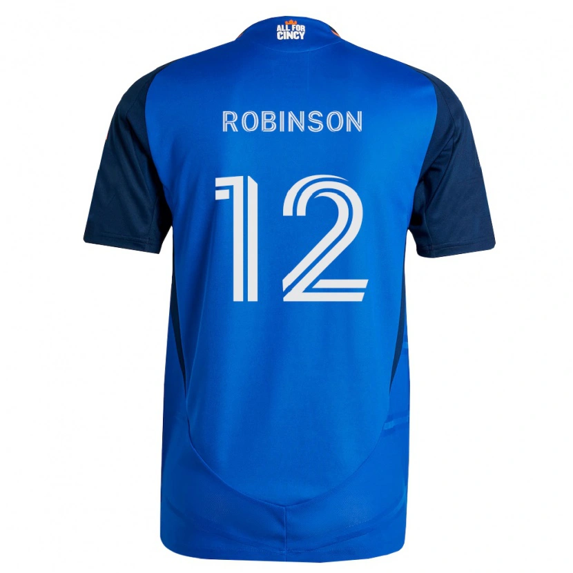 Danxen Heren Miles Robinson #12 Koninklijk Blauw Oranje Thuisshirt Thuistenue 2026/27 T-Shirt België