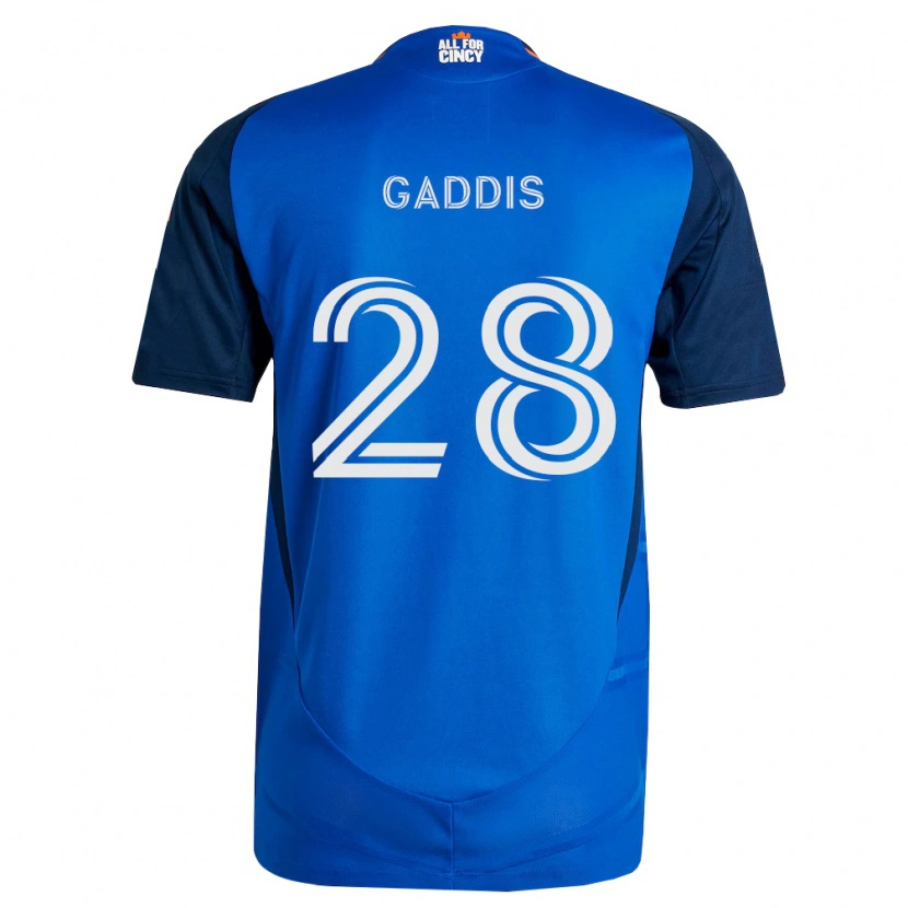 Danxen Heren Raymon Gaddis #28 Koninklijk Blauw Oranje Thuisshirt Thuistenue 2026/27 T-Shirt België