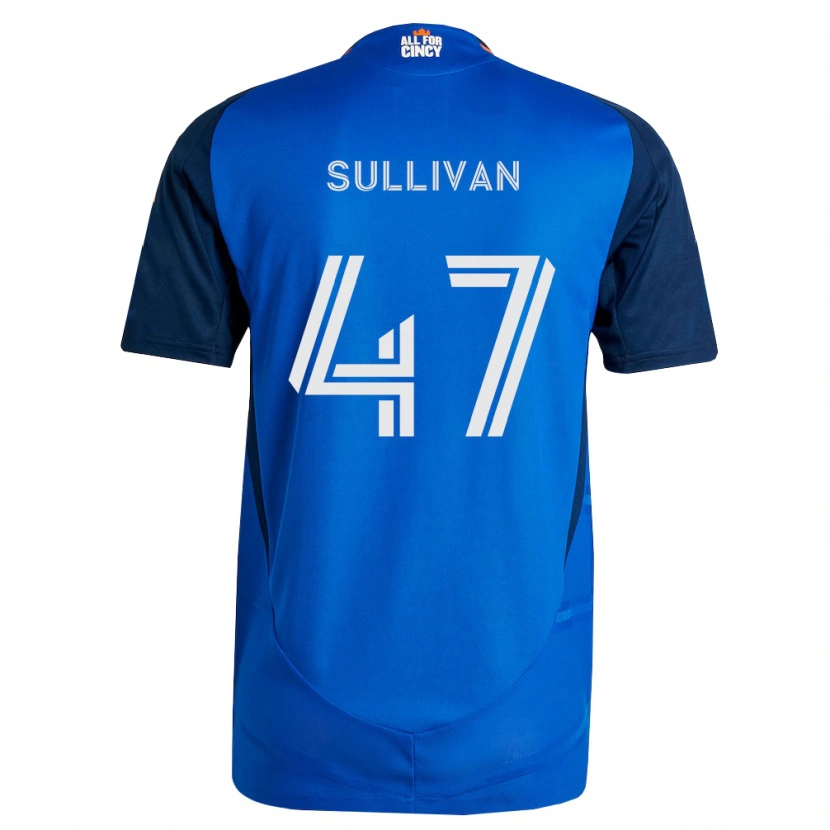 Danxen Heren Michael Sullivan #47 Koninklijk Blauw Oranje Thuisshirt Thuistenue 2026/27 T-Shirt België