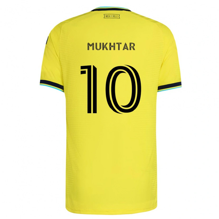 Danxen Heren Hany Mukhtar #10 Helder Geel Marineblauw Thuisshirt Thuistenue 2026/27 T-Shirt België
