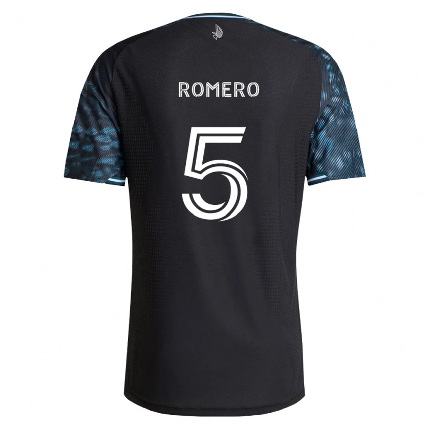 Danxen Heren Nicolás Romero #5 Zwart Wit Thuisshirt Thuistenue 2026/27 T-Shirt België