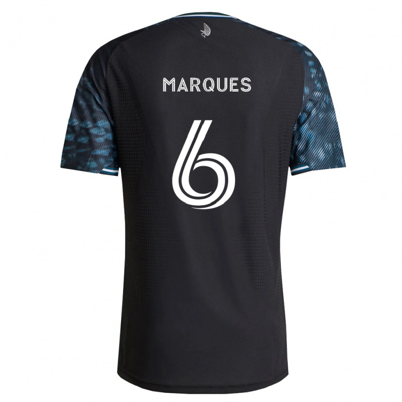 Danxen Heren Mikael Marqués #6 Zwart Wit Thuisshirt Thuistenue 2026/27 T-Shirt België