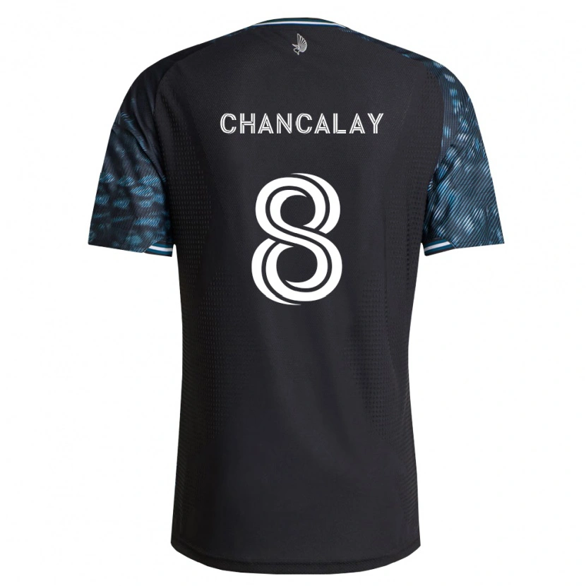 Danxen Heren Tomás Chancalay #8 Zwart Wit Thuisshirt Thuistenue 2026/27 T-Shirt België
