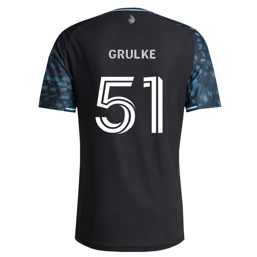 Danxen Heren Calin Grulke #51 Zwart Wit Thuisshirt Thuistenue 2026/27 T-Shirt België