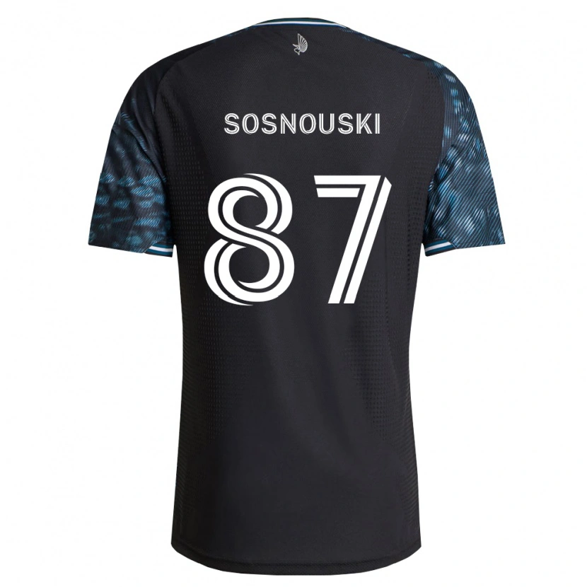 Danxen Heren Justin Sosnouski #87 Zwart Wit Thuisshirt Thuistenue 2026/27 T-Shirt België