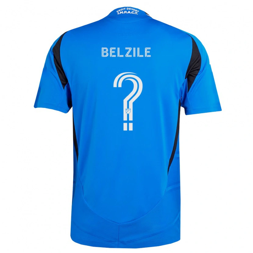 Danxen Heren Jean-Christophe Belzile #0 Blauw Wit Zwart Thuisshirt Thuistenue 2026/27 T-Shirt België