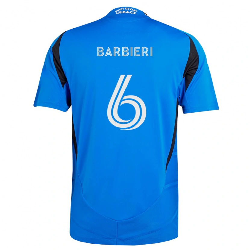 Danxen Heren Juliano Barbieri #6 Blauw Wit Zwart Thuisshirt Thuistenue 2026/27 T-Shirt België