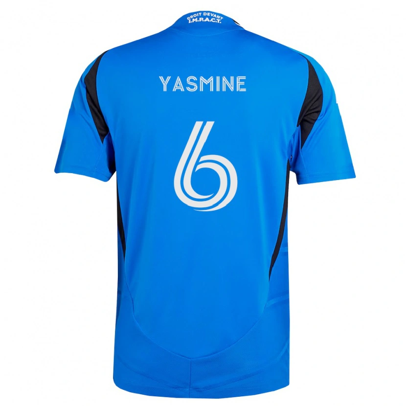 Danxen Heren Décombe Yasmine #6 Blauw Wit Zwart Thuisshirt Thuistenue 2026/27 T-Shirt België