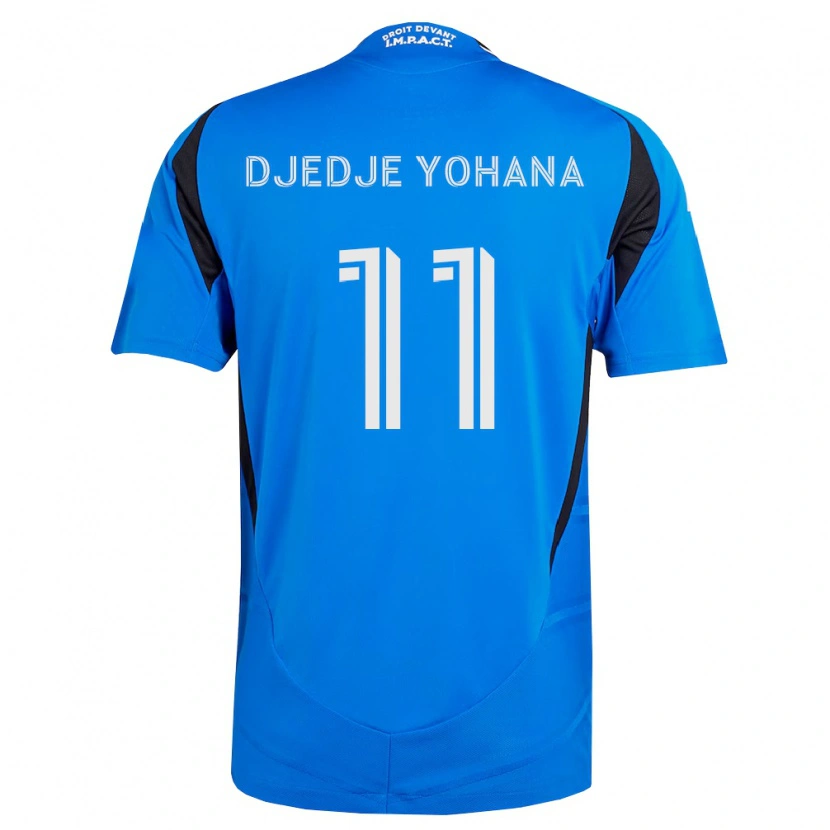 Danxen Heren Kabie Djedje Yohana #11 Blauw Wit Zwart Thuisshirt Thuistenue 2026/27 T-Shirt België