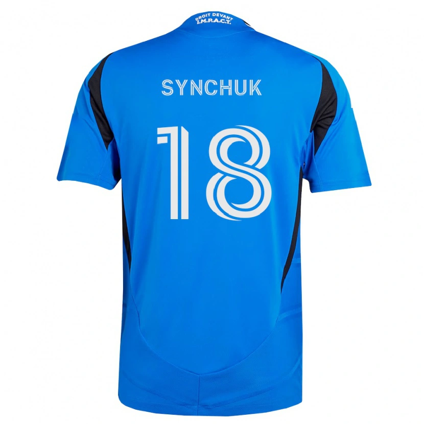 Danxen Heren Gennadiy Synchuk #18 Blauw Wit Zwart Thuisshirt Thuistenue 2026/27 T-Shirt België