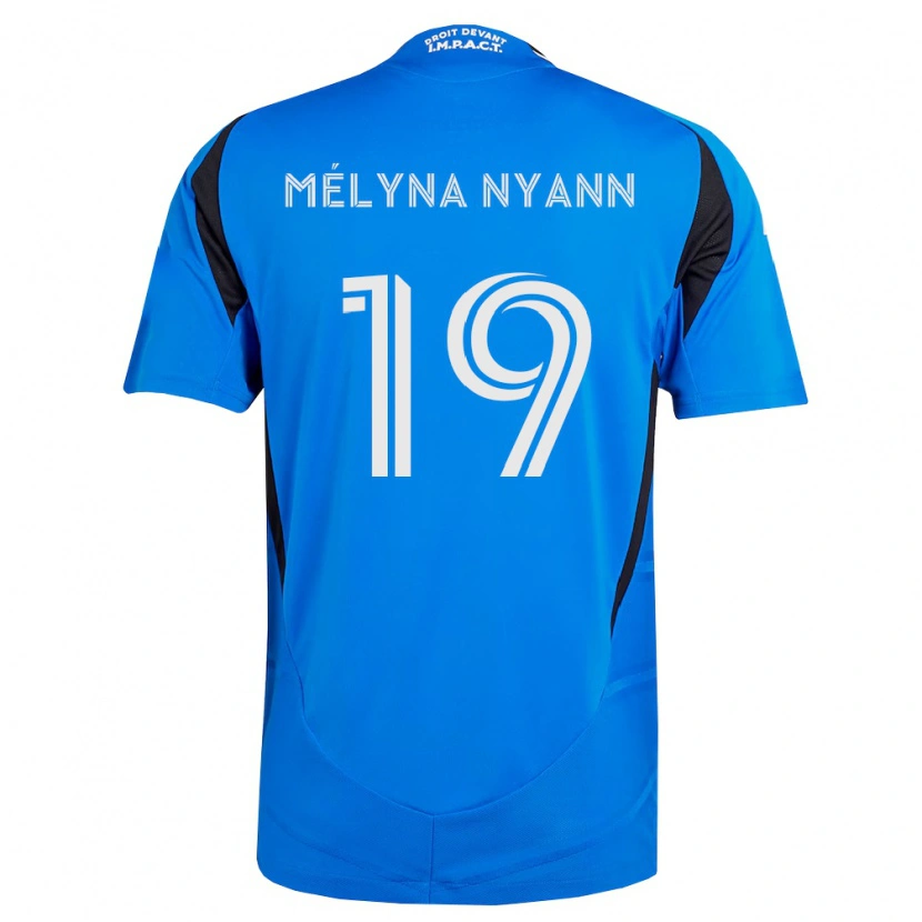 Danxen Heren Alexis Mélyna Nyann #19 Blauw Wit Zwart Thuisshirt Thuistenue 2026/27 T-Shirt België