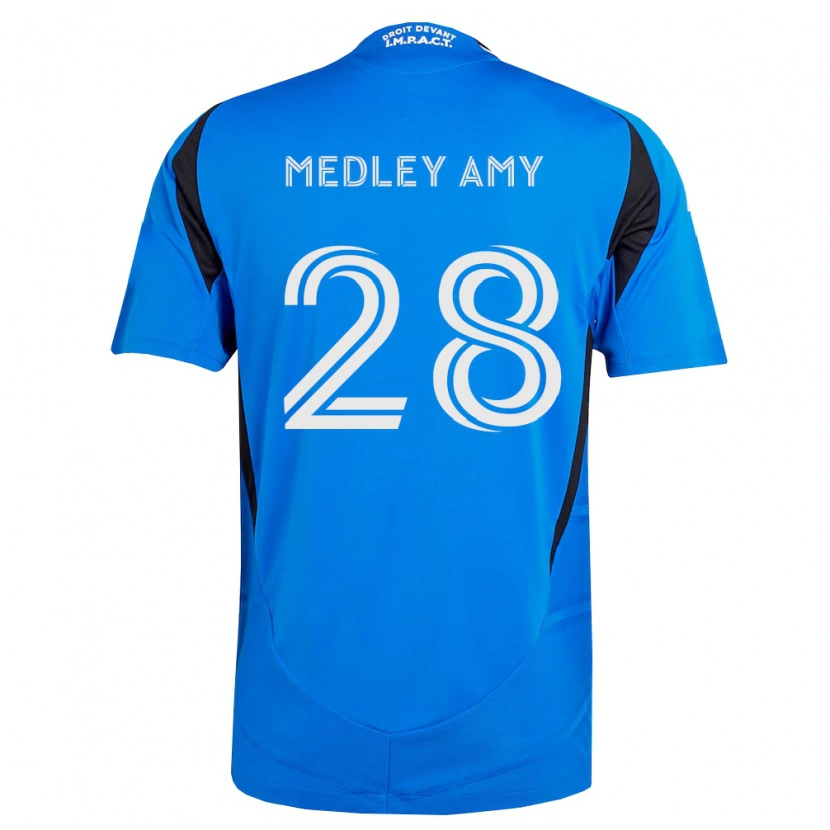 Danxen Heren Medley Amy #28 Blauw Wit Zwart Thuisshirt Thuistenue 2026/27 T-Shirt België