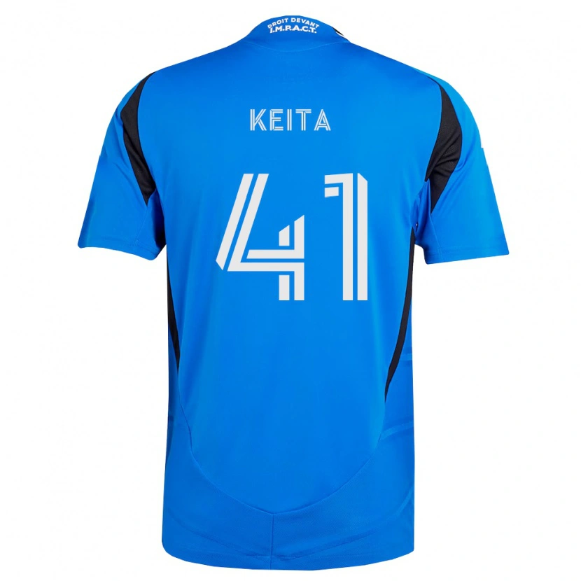 Danxen Heren Samsy Keita #41 Blauw Wit Zwart Thuisshirt Thuistenue 2026/27 T-Shirt België