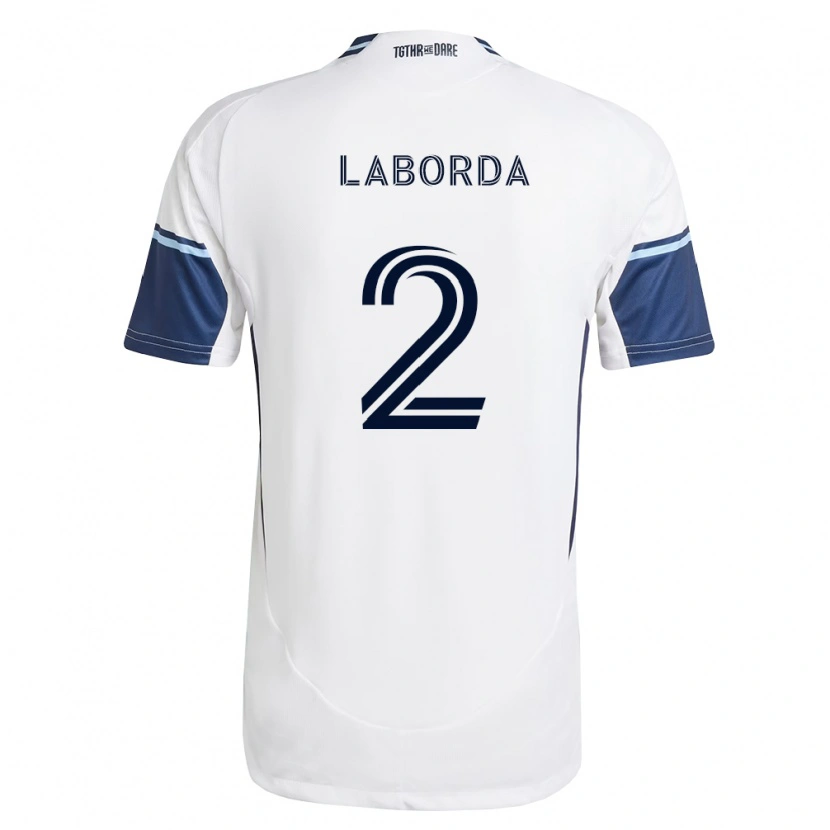 Danxen Heren Mathías Laborda #2 Wit Koninklijk Blauw Thuisshirt Thuistenue 2026/27 T-Shirt België