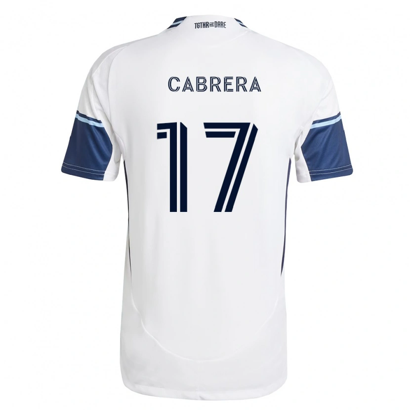 Danxen Heren Kenji Cabrera #17 Wit Koninklijk Blauw Thuisshirt Thuistenue 2026/27 T-Shirt België